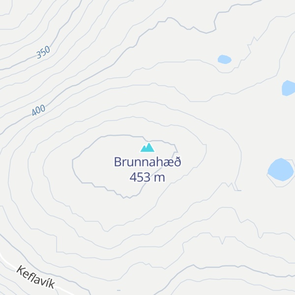 Map of Brunnahæð
