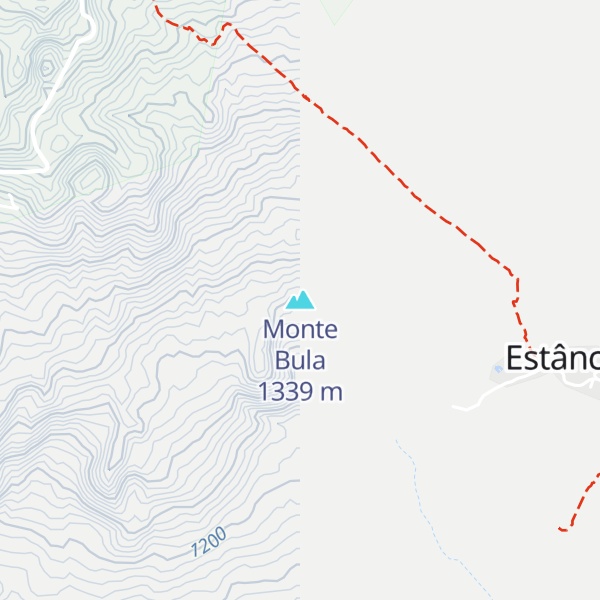 Map of Monte Bula