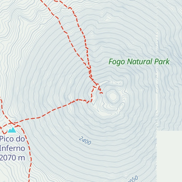 Map of Pico de Fogo