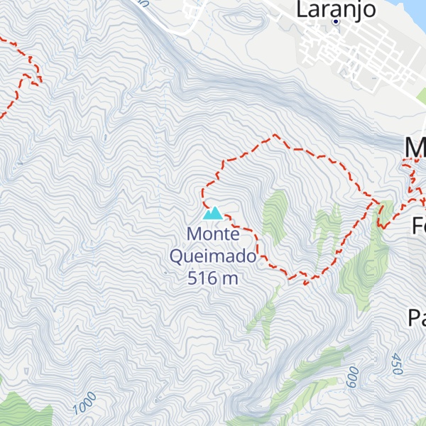Map of Monte Queimado