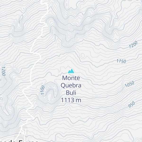 Map of Monte Quebra Buli