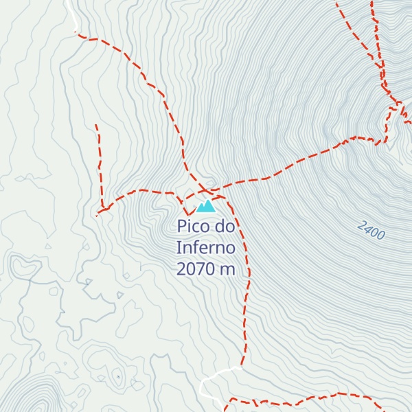 Map of Pico do Inferno