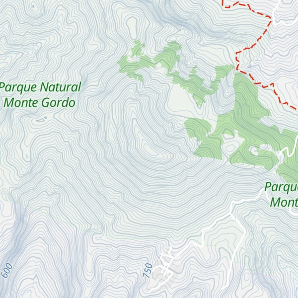 Map of Monte Gordo