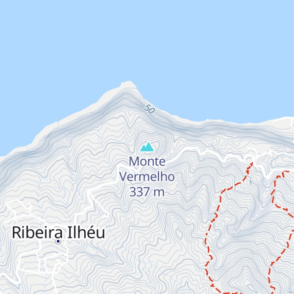 Map of Monte Vermelho