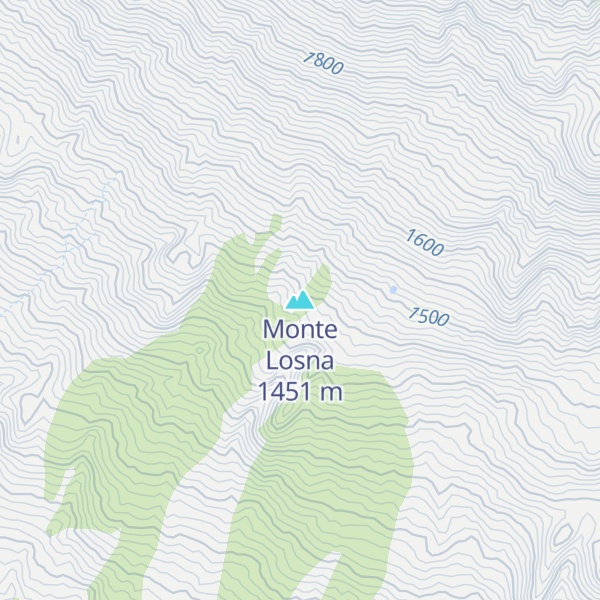 Map of Monte Losna