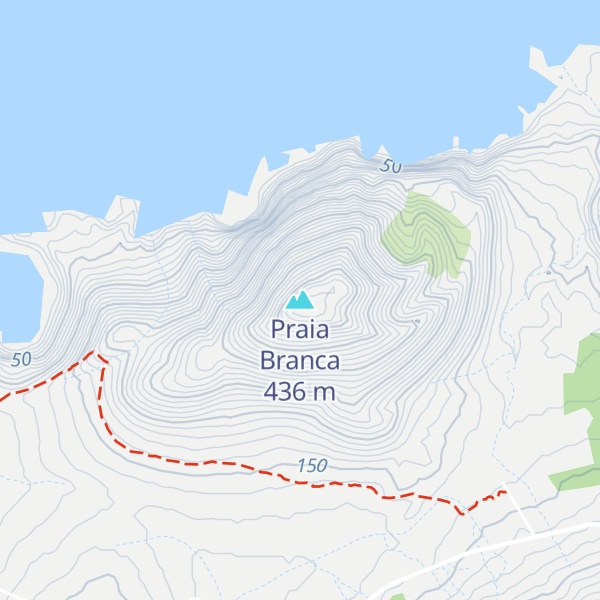 Map of Praia Branca