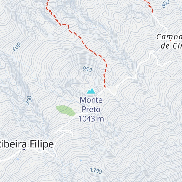 Map of Monte Preto