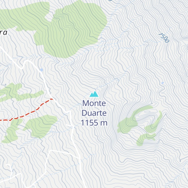 Map of Monte Duarte