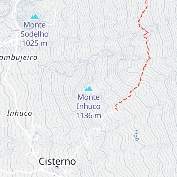 Map of Monte Inhuco