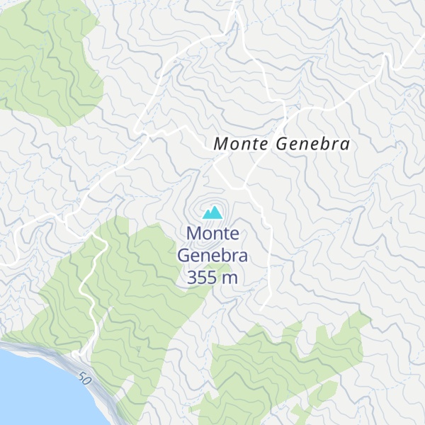 Map of Monte Genebra