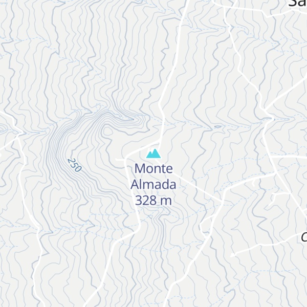 Map of Monte Almada