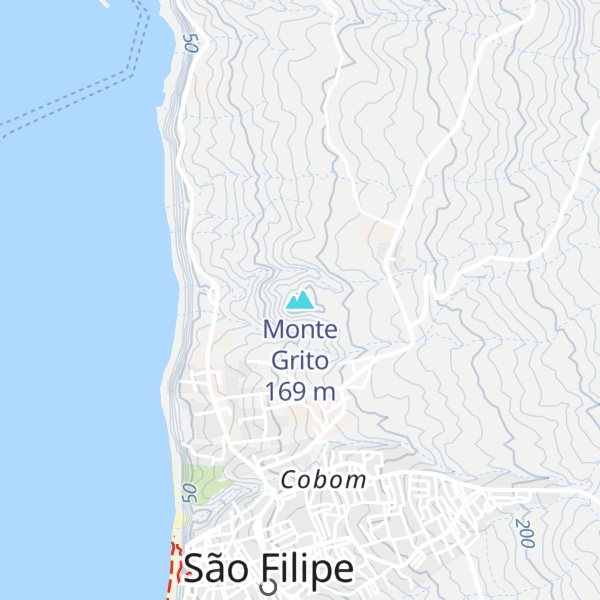 Map of Monte Grito