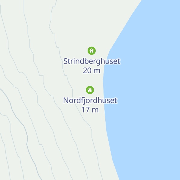 Map of Nordfjordhuset