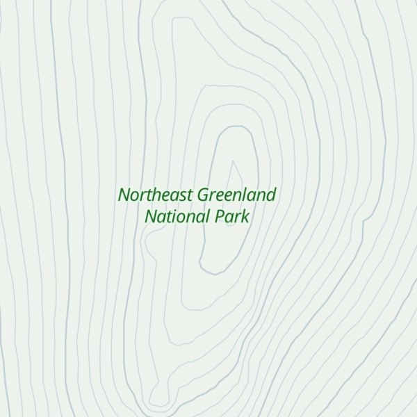 Map of Rutherford Bjerg