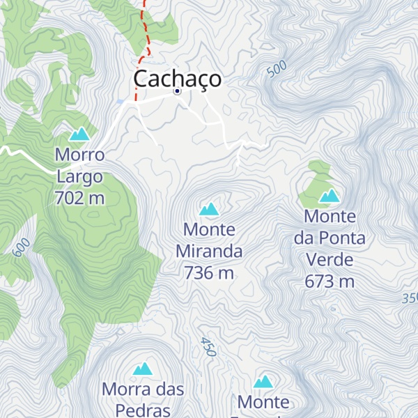 Map of Monte Miranda