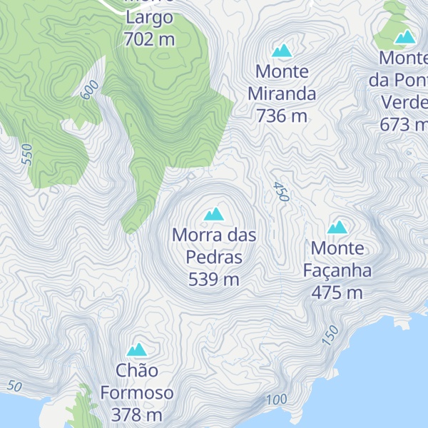 Map of Morra das Pedras
