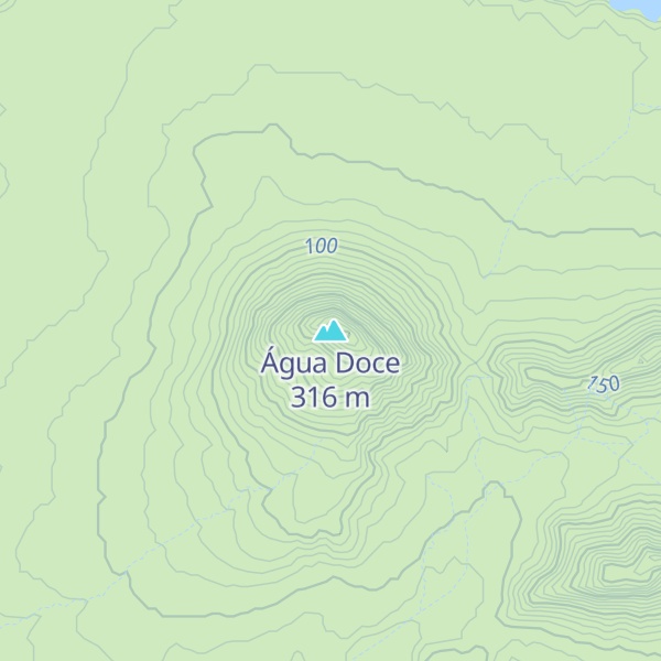 Map of Água Doce