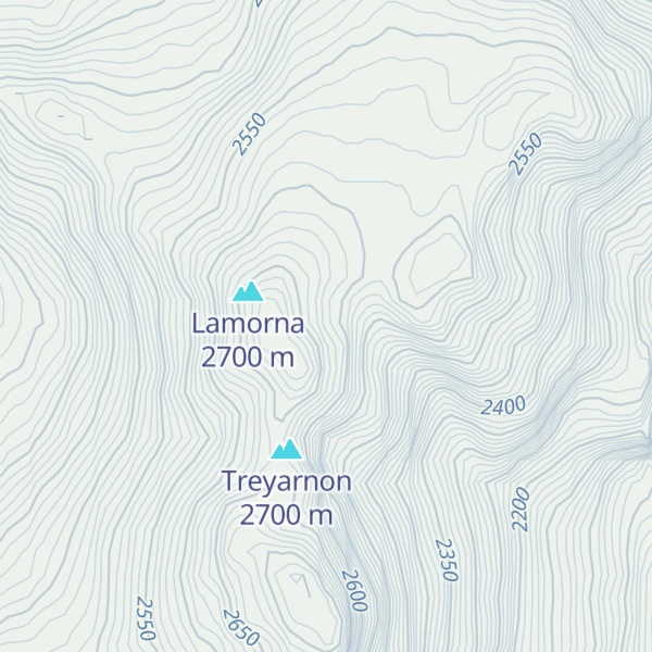 Map of Bosigran