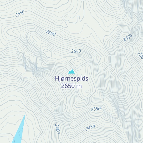 Map of Hjørnespids