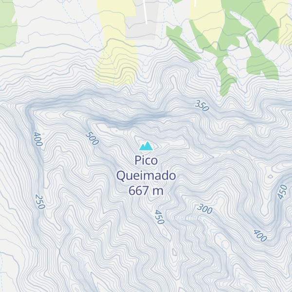 Map of Pico Queimado