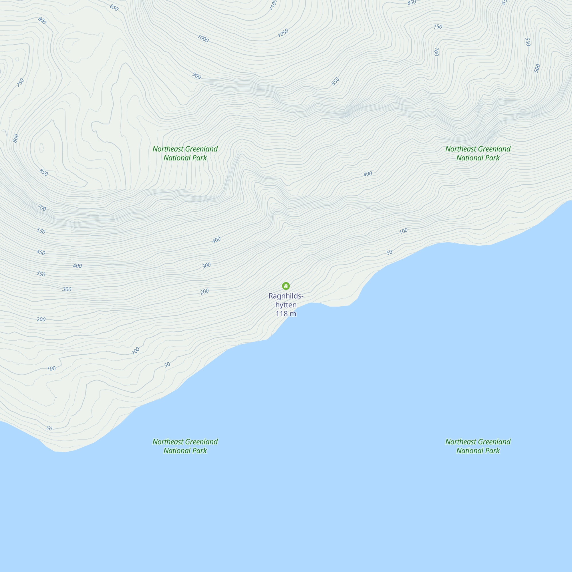 Ragnhilds-hytten map