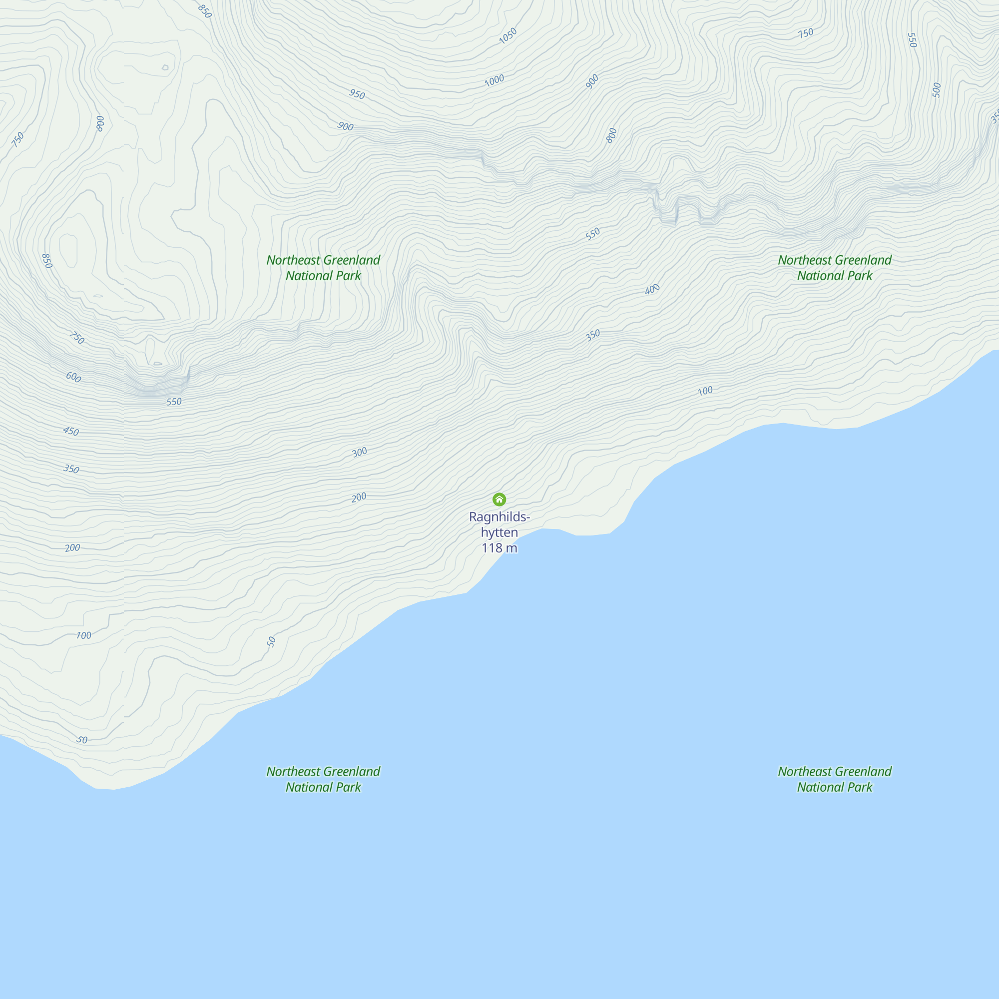 Ragnhilds-hytten map