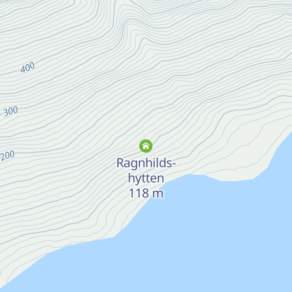Map of Ragnhilds-hytten