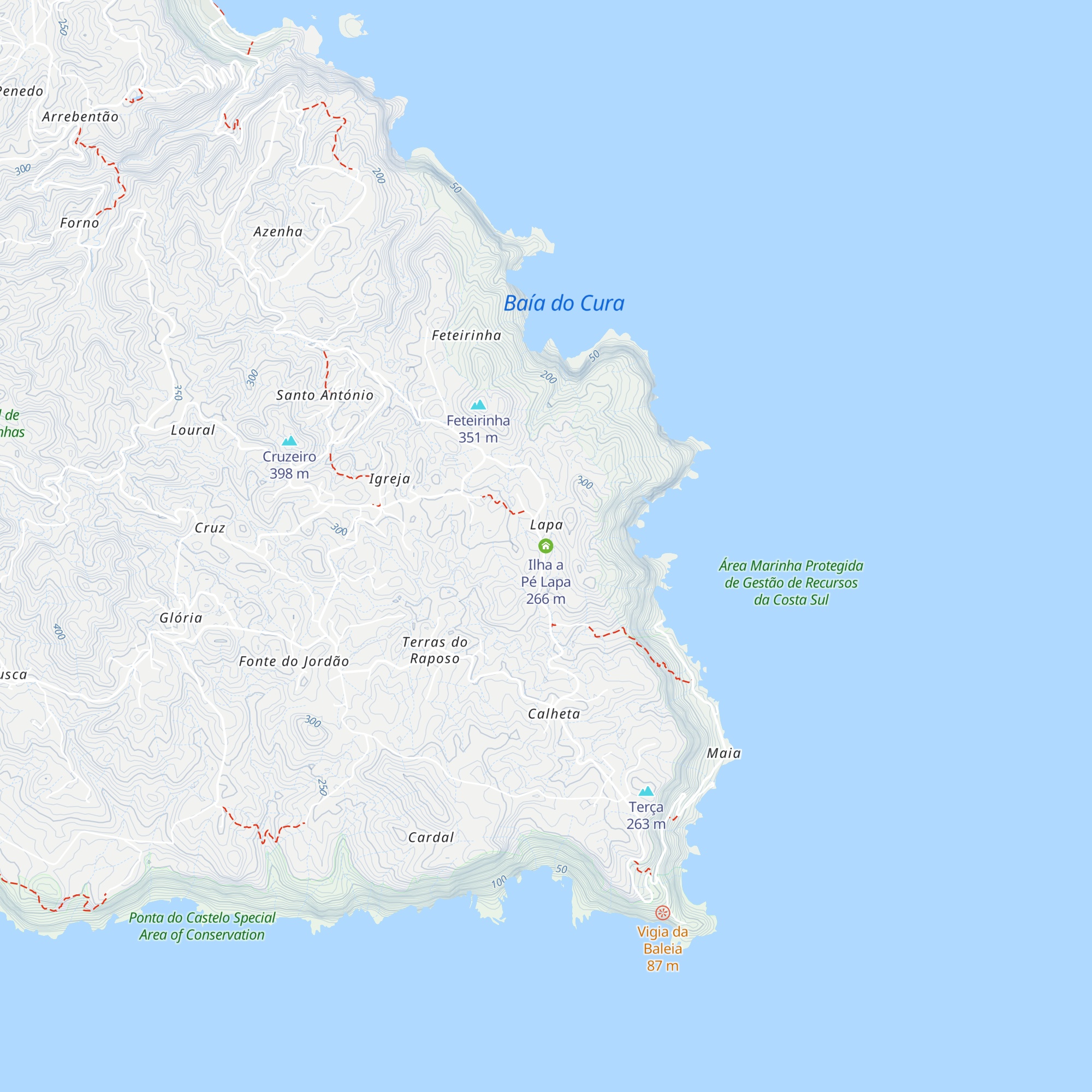 Ilha a Pé Lapa map