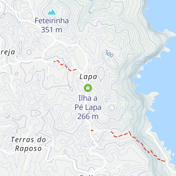 Map of Ilha a Pé Lapa