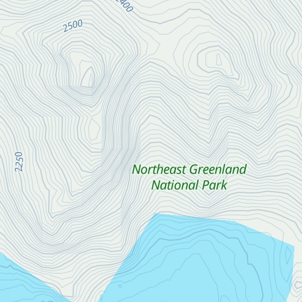 Map of Sefströmsgipfel