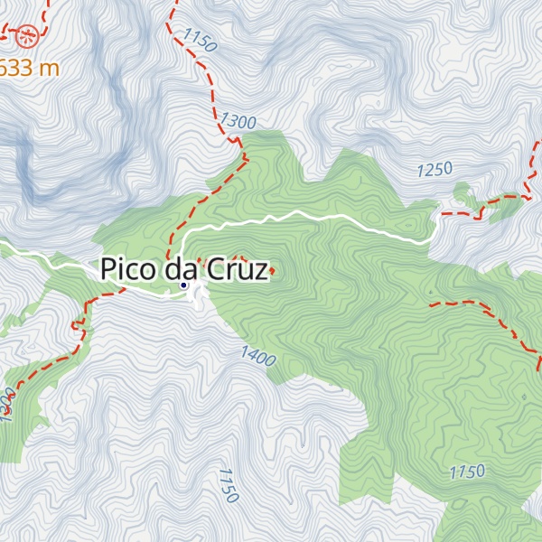 Map of Pico da Cruz
