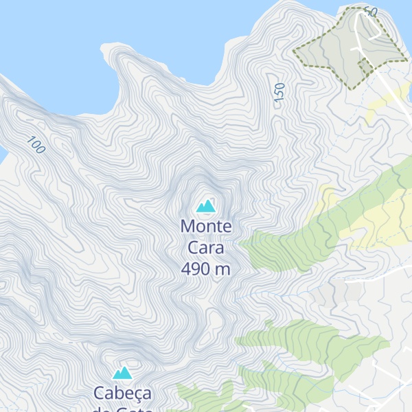 Map of Monte Cara