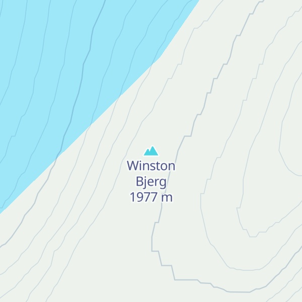 Map of Winston Bjerg