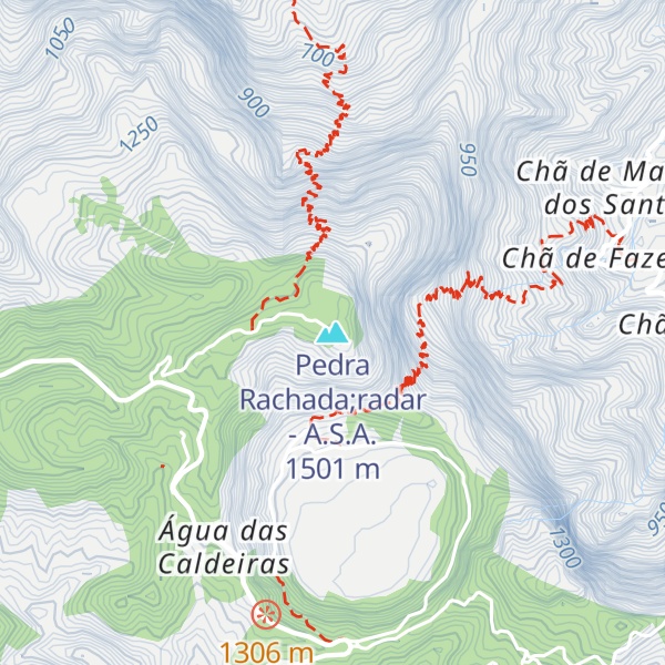 Map of Pedra Rachada;radar - A.S.A.