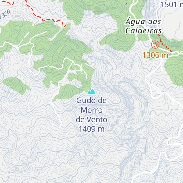 Map of Gudo de Morro de Vento