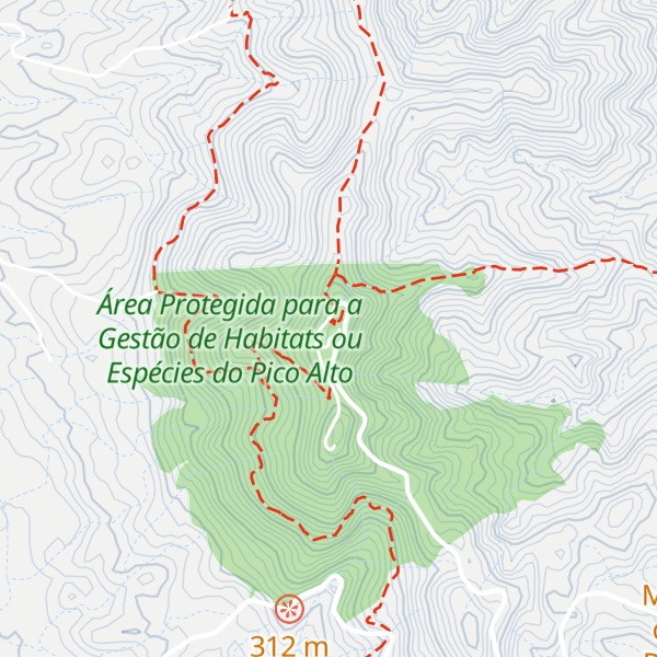 Map of Pico Alto