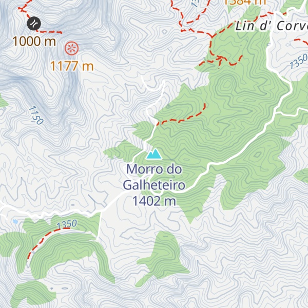 Map of Morro do Galheteiro
