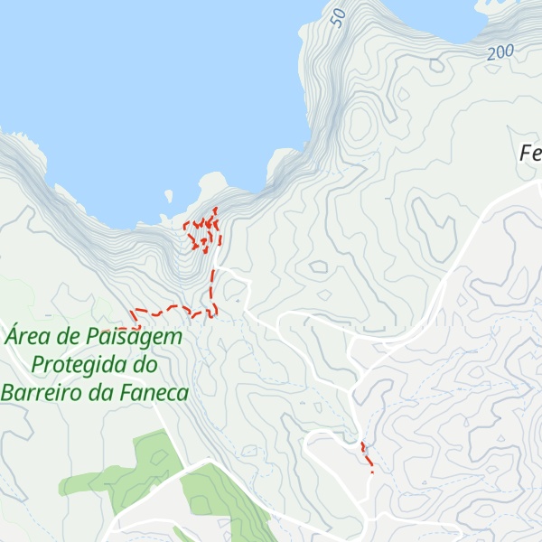 Map of Ilha a Pé Raposo
