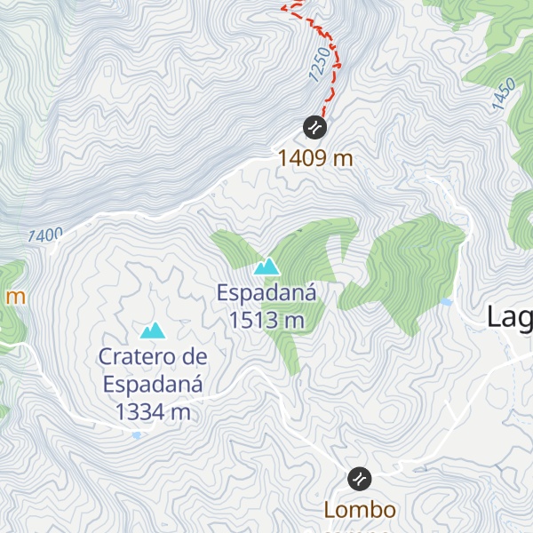 Map of Espadaná