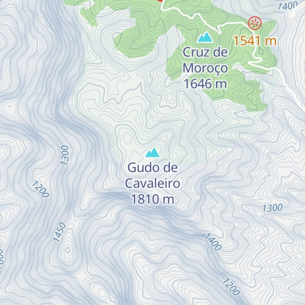 Map of Gudo de Cavaleiro