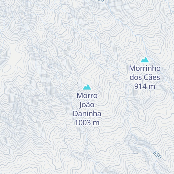 Map of Morro João Daninha