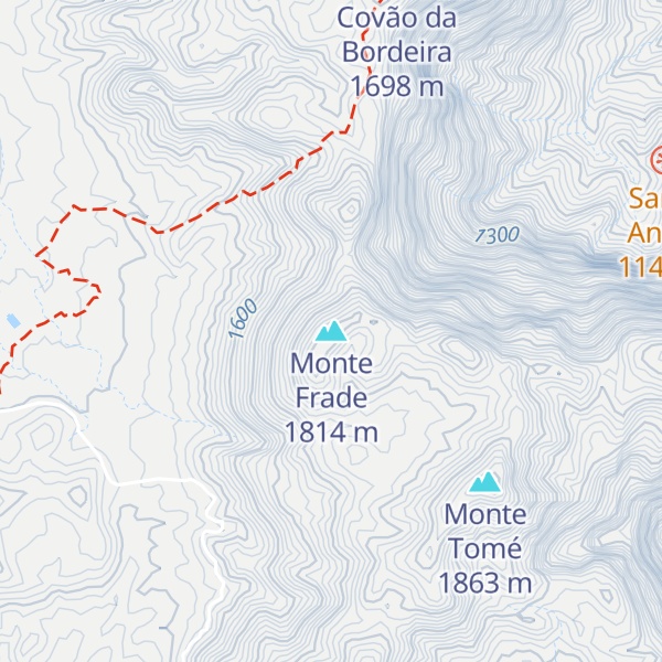 Map of Monte Frade