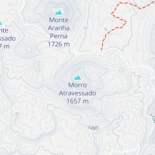 Map of Morro Atravessado