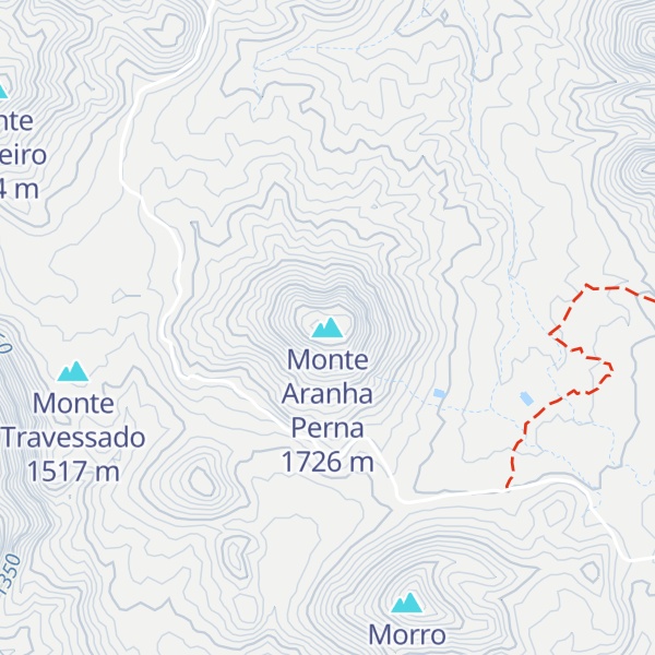 Map of Monte Aranha Perna