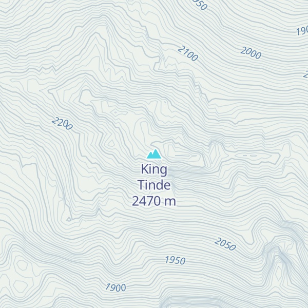 Map of King Tinde