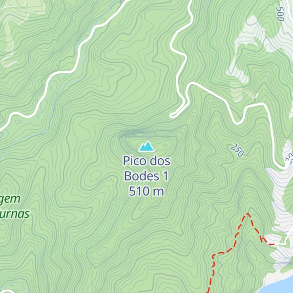 Map of Pico dos Bodes 1