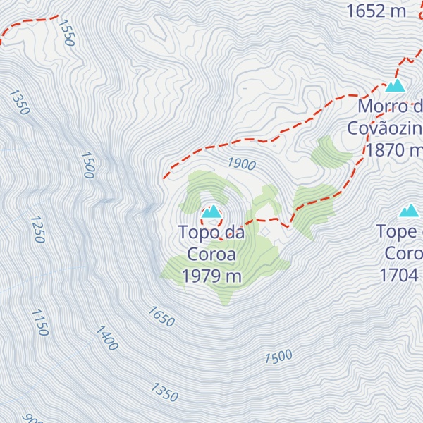 Map of Topo da Coroa