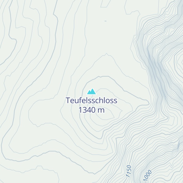 Map of Teufelsschloss