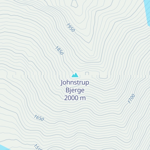 Map of Johnstrup Bjerge