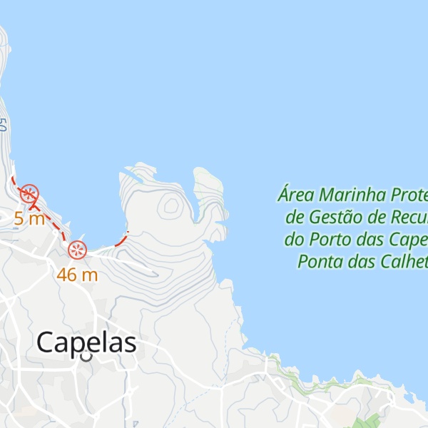 Map of Capelas